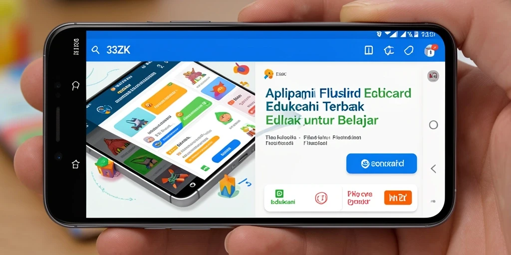 Tampilan antarmuka aplikasi Flashcard 33ZK yang ramah pengguna.