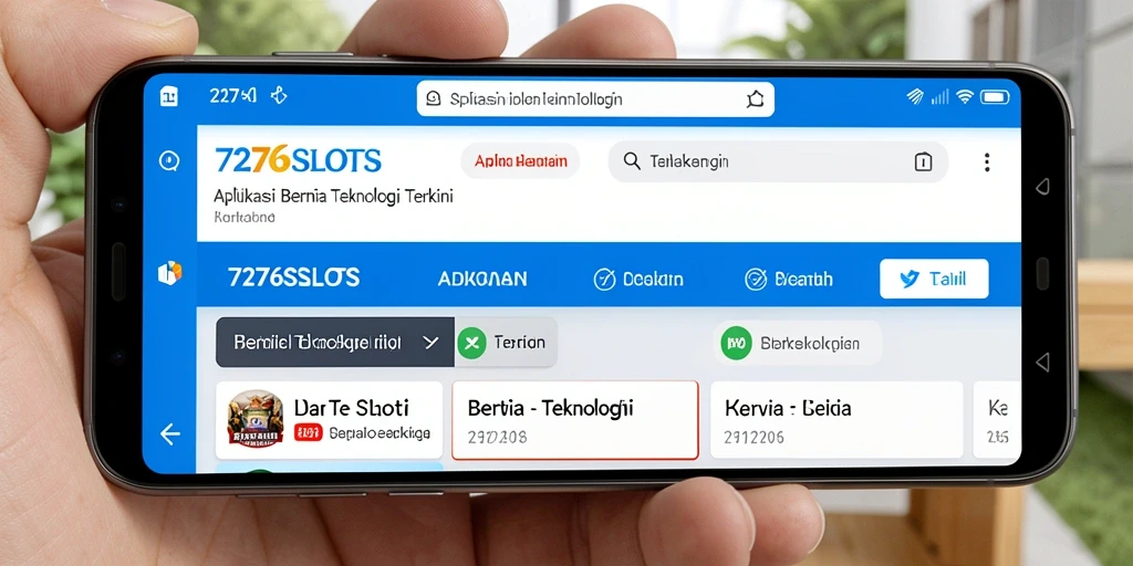 Tampilan antarmuka 7276SLOTS yang menarik dan mudah digunakan.