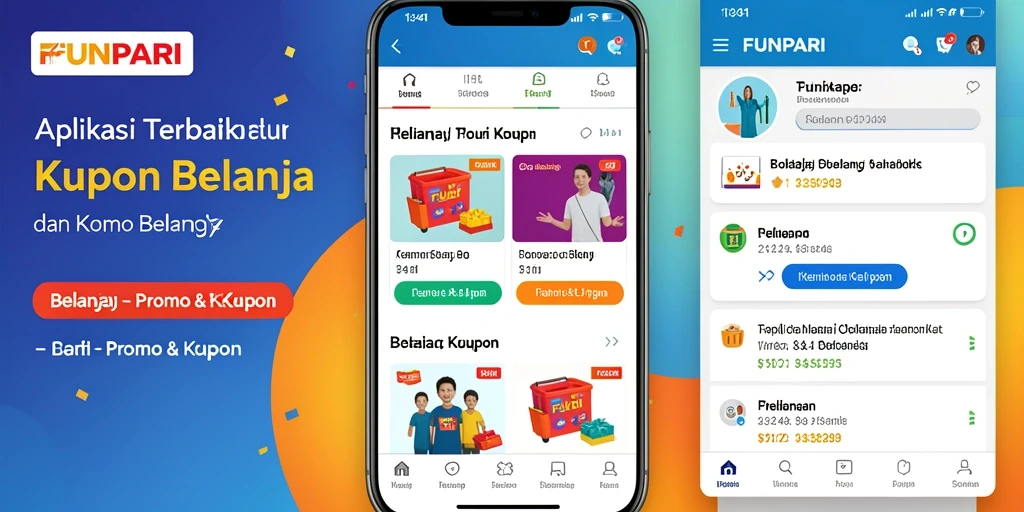 Tampilan antarmuka utama aplikasi FUNPARI yang modern dan intuitif.