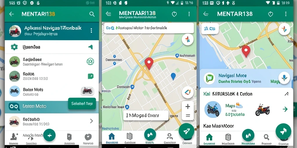 Antarmuka MENTARI138 dengan fitur navigasi motor yang intuitif.